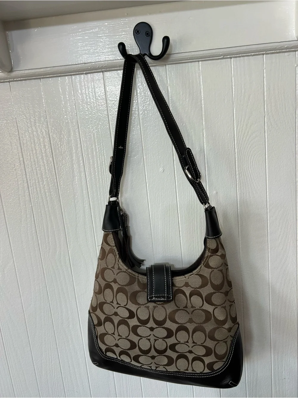 Coach Signature Soho Hobo Purse & Matching Wallet Set